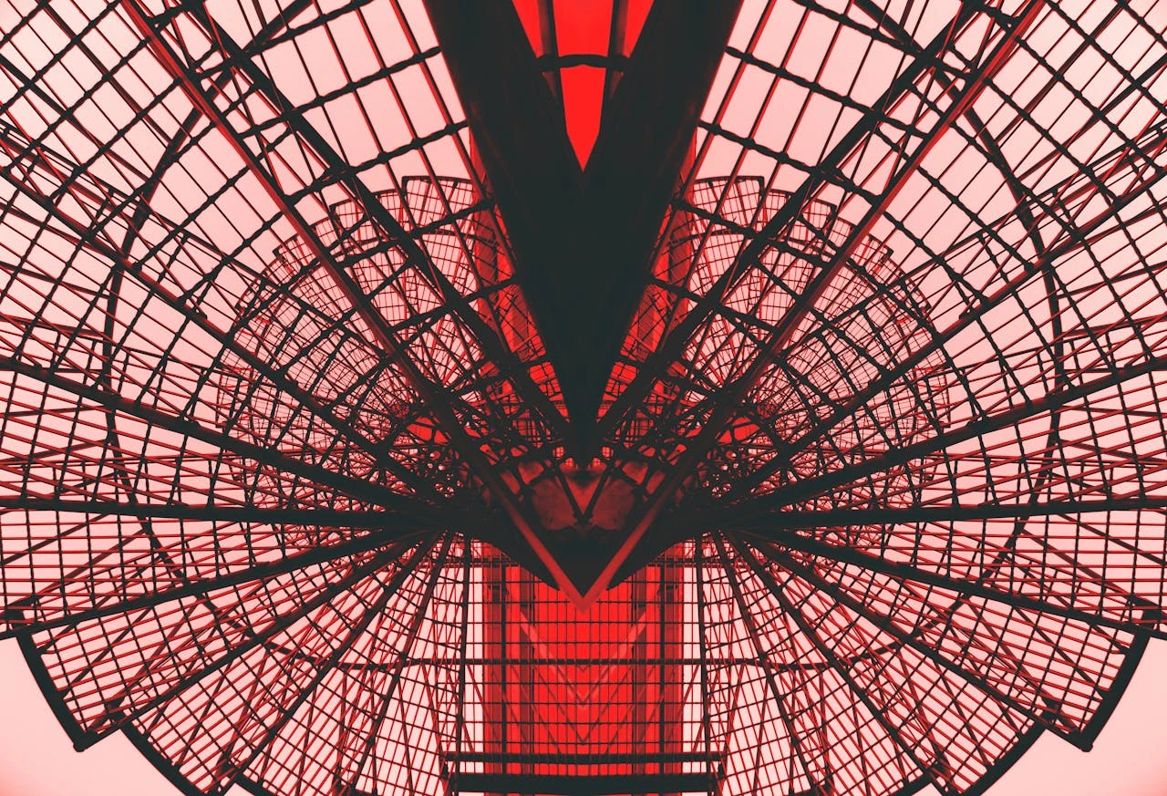 Photo by Anni Roenkae: https://www.pexels.com/photo/low-angle-photography-of-red-metal-tower-2089891/