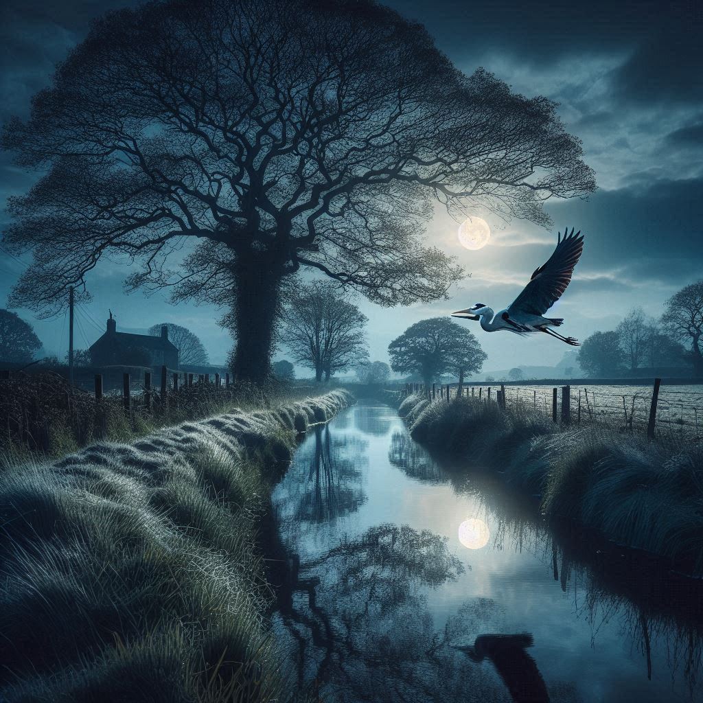 Canalside Walks: Finding Peace and Reflection in Nature Over 50 - the heron