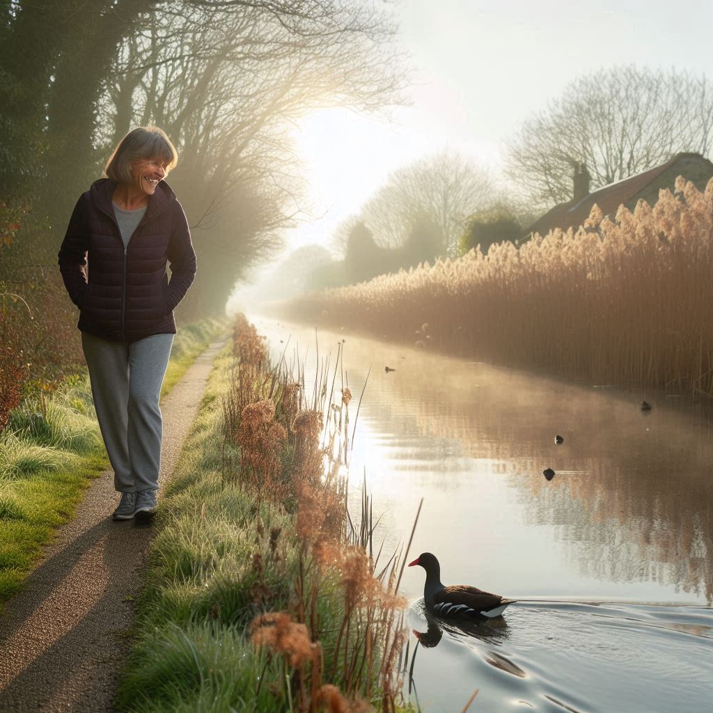 Canalside Walks: Finding Peace and Reflection in Nature Over 50 - the moorhen